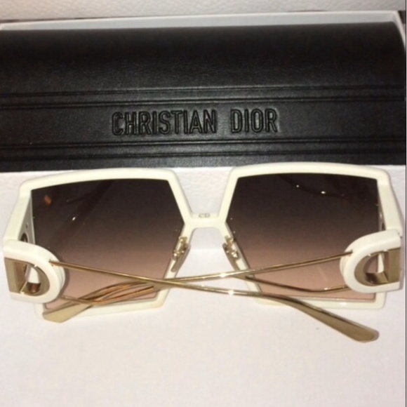 NEW Dior White Sunglasses - Picture 3 of 6